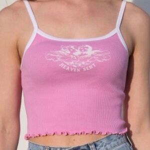 BRANDY MELVILLE “Heaven Sent” Crop Top